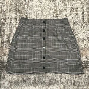 Plaid mini skirt